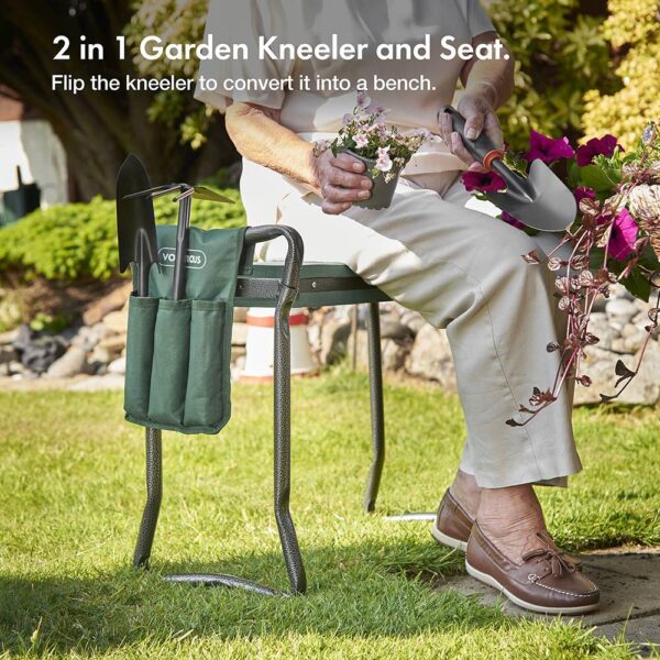 Garden Kneeler Seat and Tool Set - Image 2