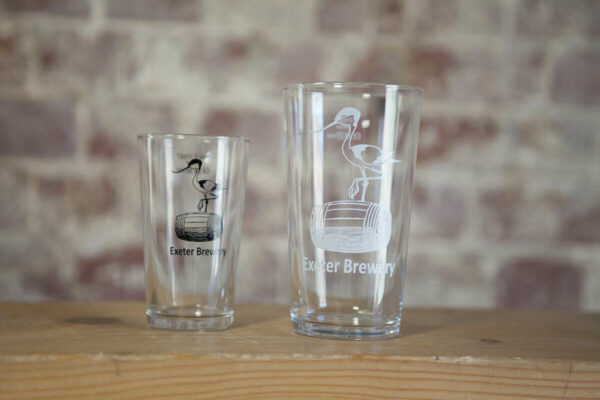 Exeter Brewery Half Pint Glasses