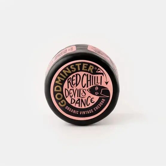 Godminster Red Chilli Devil Dance Organic Vintage Cheddar