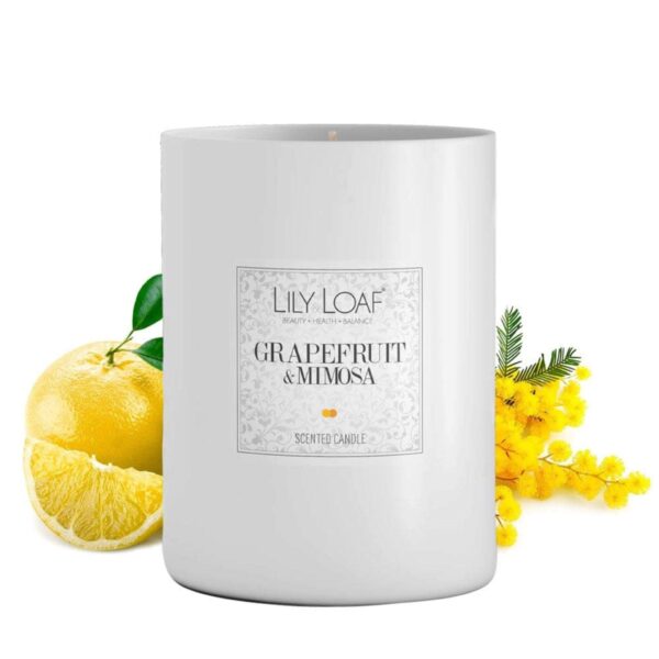 Grapefruit and Mimosa Soy Wax Candle