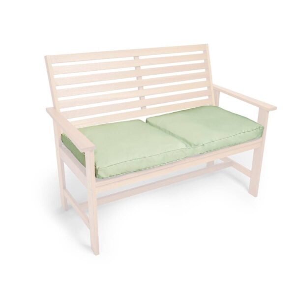 Sage Green Padded Outdoor Bench Cushion