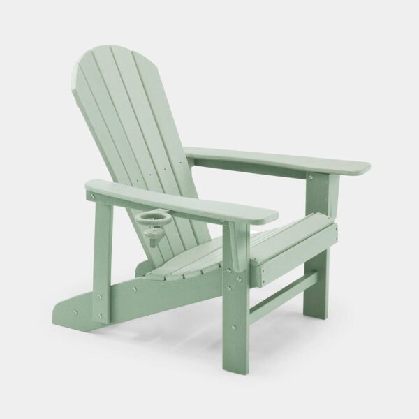 Westport Set of 2 Green Adirondack Chairs - Image 2