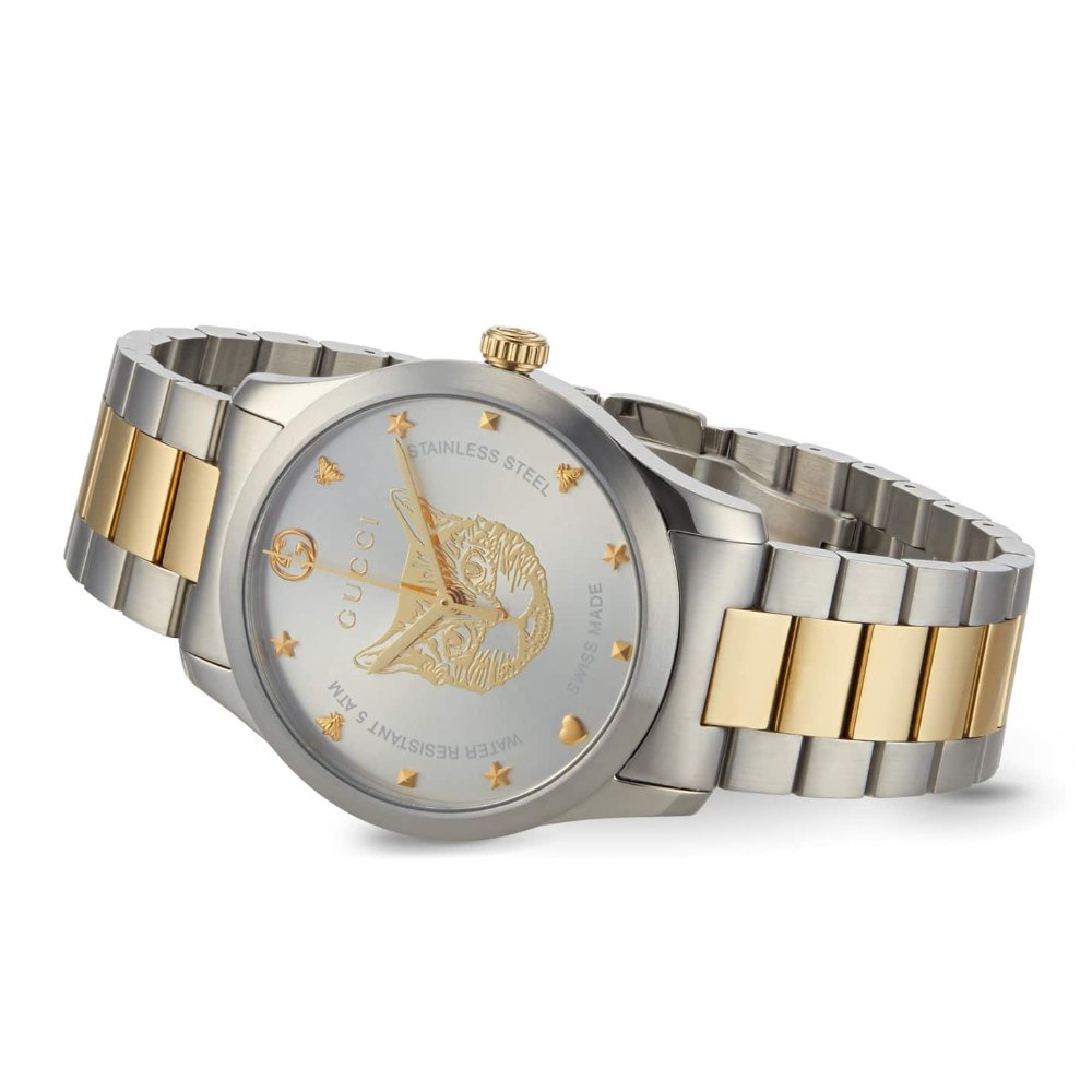 Gucci YA1264074 G-Timeless Two-Tone Unisex Watch - Image 3
