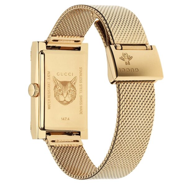 Gucci YA147410 G-Frame 34mm Yellow Gold Ladies Watch - Image 2