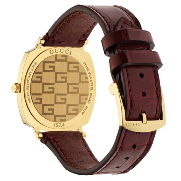 Gucci YA157405 GRIP Gold Unisex Watch - Image 2