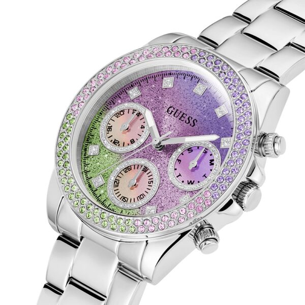 Guess GW0483L1 Sol Rainbow Glitter Dial Ladies Watch - Image 3