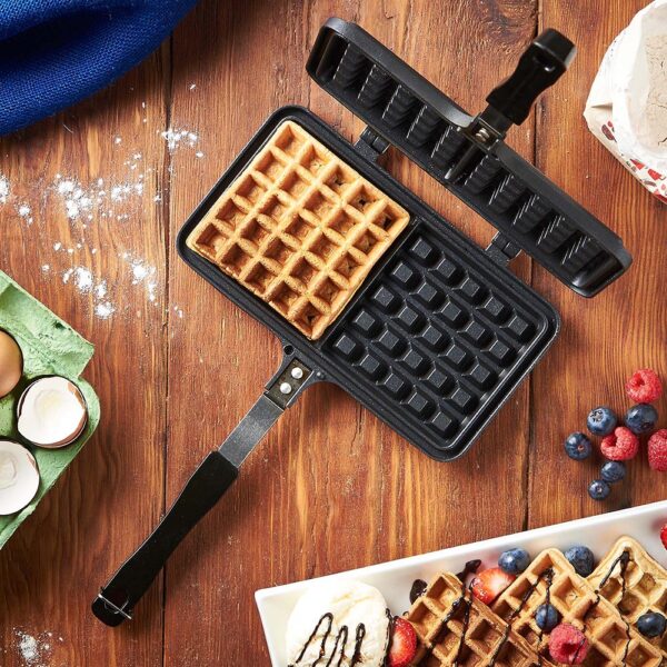 Stove Top Waffle Iron - VonHaus - Image 3