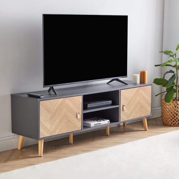 Herringbone TV Unit - Image 4