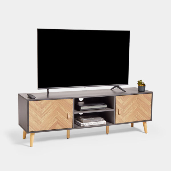 Herringbone TV Unit