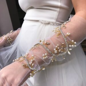 Crystal Gardenia Gloves