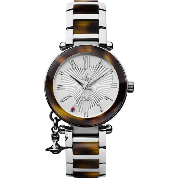 Vivienne Westwood Orb Charm Marble Pattern Ladies’ Watch VV006SLBR