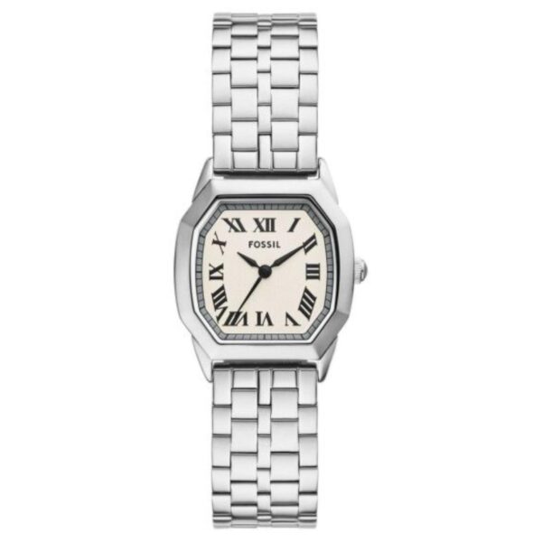 Fossil Harlow Cream Dial Stainless Steel Ladies Watch ES5363