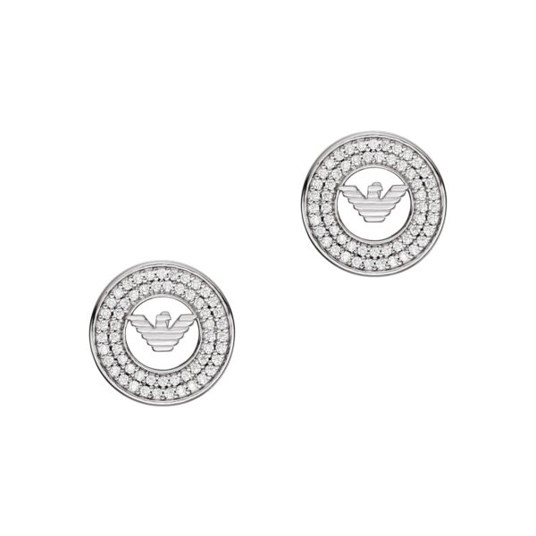 Emporio Armani Sterling Silver Stud Ladies Earrings EG3587040