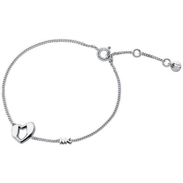 Michael Kors Sterling Silver Heart Ladies Bracelet MKC1778040