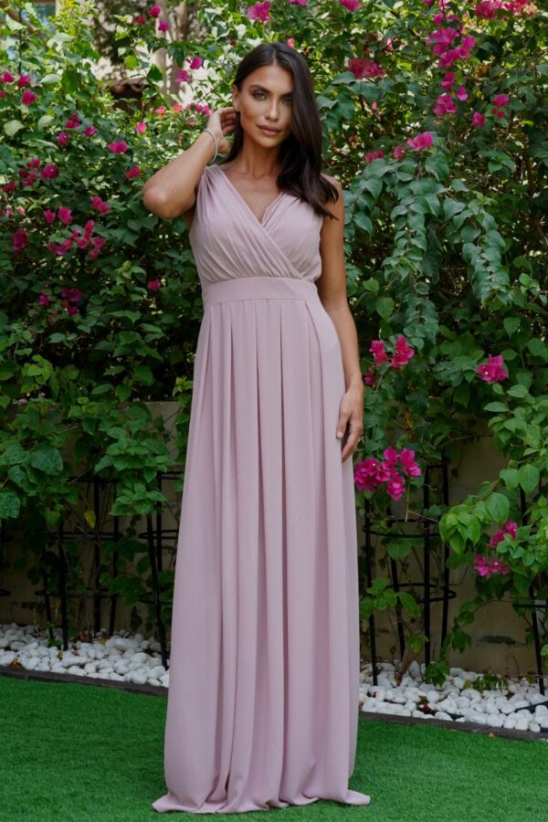 TFNC Kesha Pale Mauve Maxi Dress