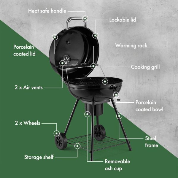 Kettle Charcoal BBQ - Image 3