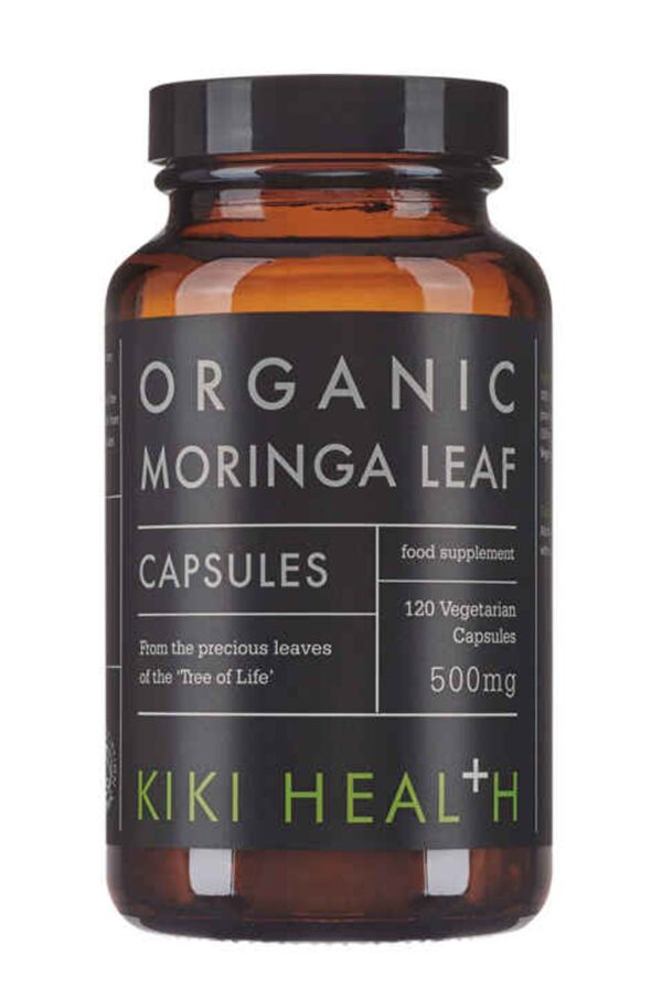 Kiki Health MORINGA LEAF, ORGANIC – 120 Vegicaps - 120 vegicaps