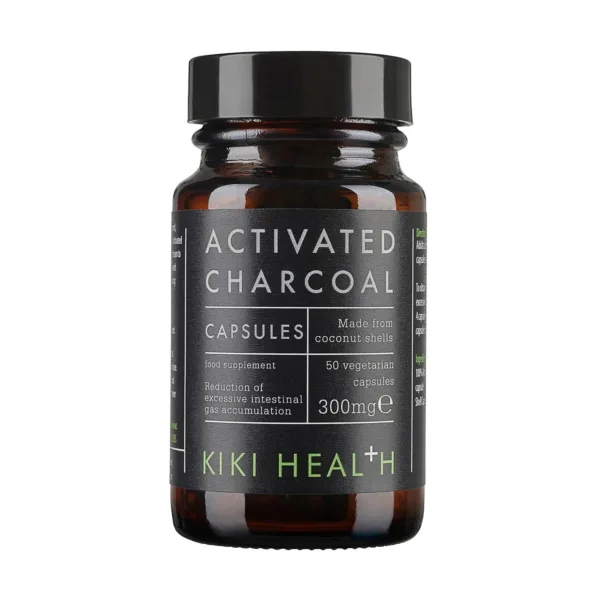 KIKI Health Activated Charcoal | 50 Capsules