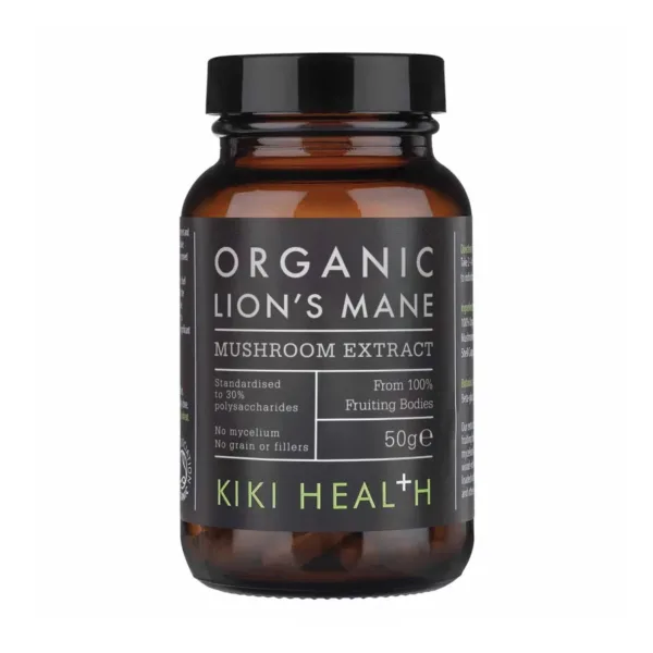 KIKI Health Organic Lion's Mane Mushroom Extract Powder - 50g