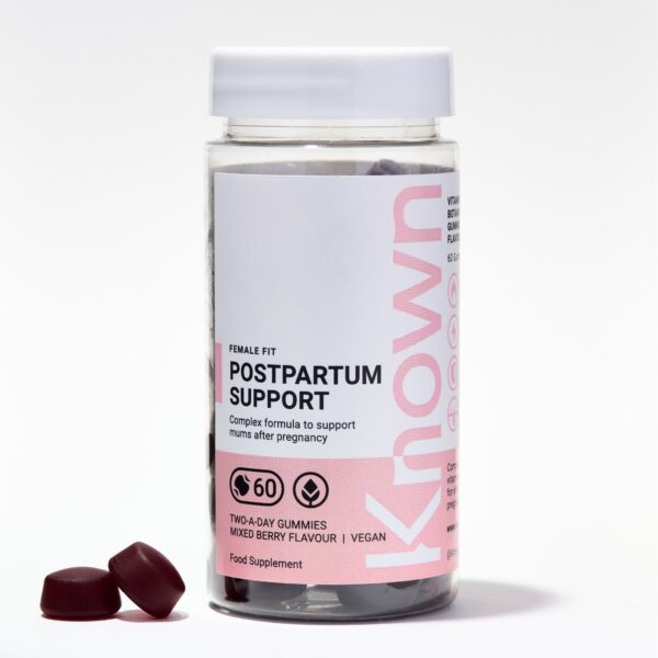 Known Nutrition Postpartum Support| 60 Gummies