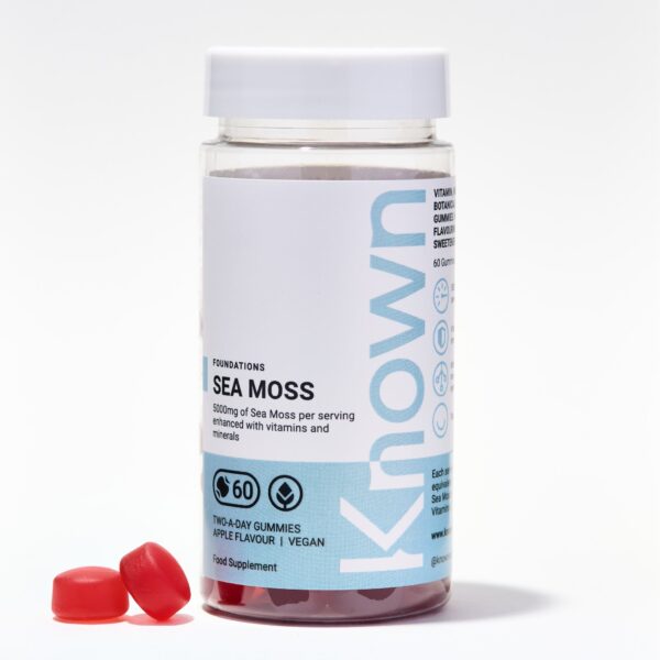 Known Nutrition Sea Moss | 60 Gummies  | Single Unit