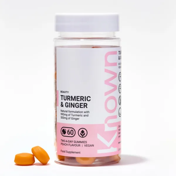 Known Nutrition Turmeric & Ginger | 60 Gummies  | Single Unit