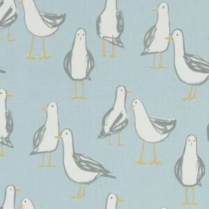 Clarke & Clarke Laridae Made To Measure Lined Curtains Duckegg