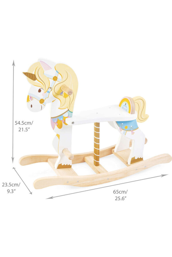 Le Toy Van Rocking Unicorn Carousel - Image 2