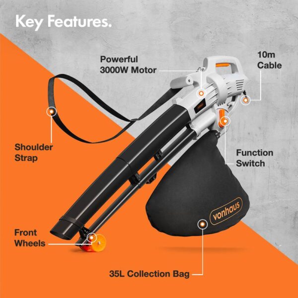 Leaf Blower with Vacuum & Mulcher - Image 2