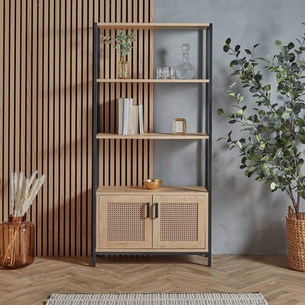 Riley Rattan Book Shelf - Image 3