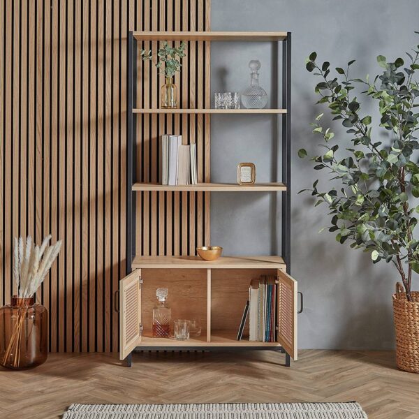 Riley Rattan Book Shelf - Image 4