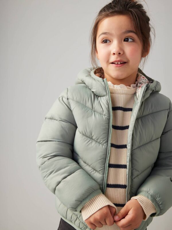 Lightweight Hooded Jacket for Girls lichen