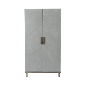 Lilly Wardrobe-Grey Oak Veneer