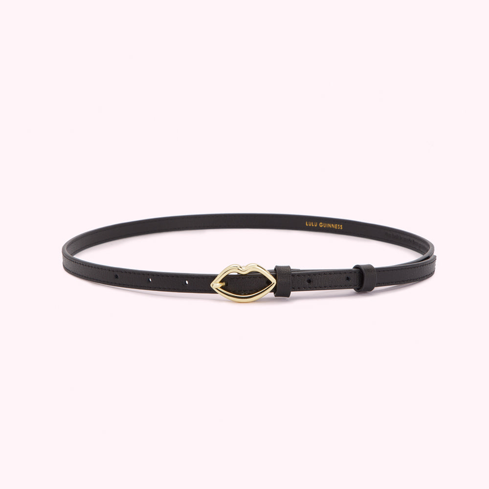 Black Lip Buckle Belt Black Lip Buckle Belt