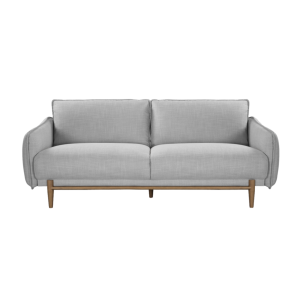 Louie 3 Seat Sofa-Grey Linen