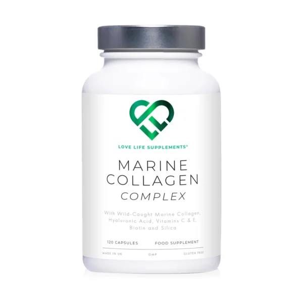 Love Life Supplements Wild Caught Marine Collagen Capsules | 120 capsules