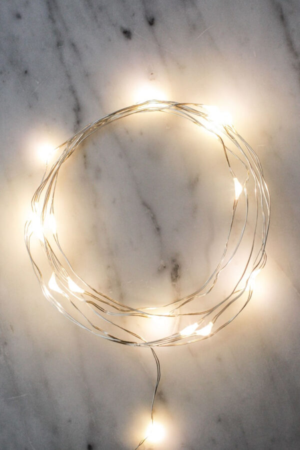 Silver Wire Lights