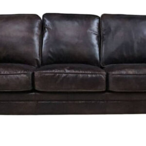 Luxury Vintage 3 Seater Settee Sofa Distressed Tobacco Brown Real Leather