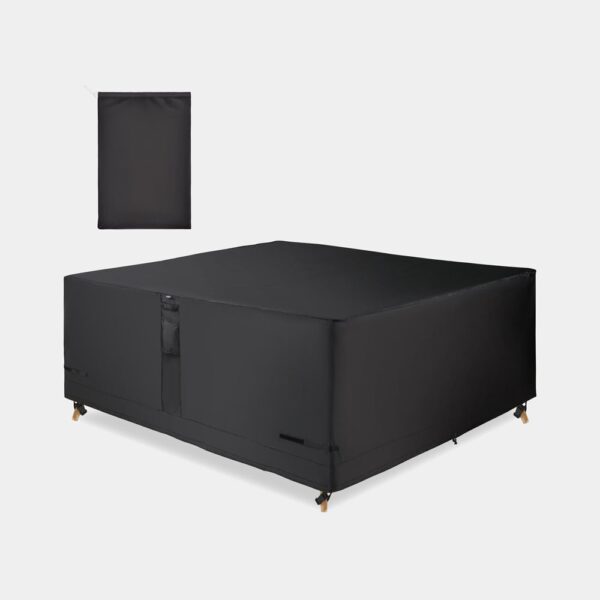 Garden Furniture Cover Black (H) 85cm x (W) 250cm