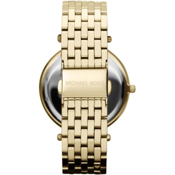 Michael Kors MK3191 Darci Glitz Gold Dial Pave Bezel Crystal Women's Watch - Image 3