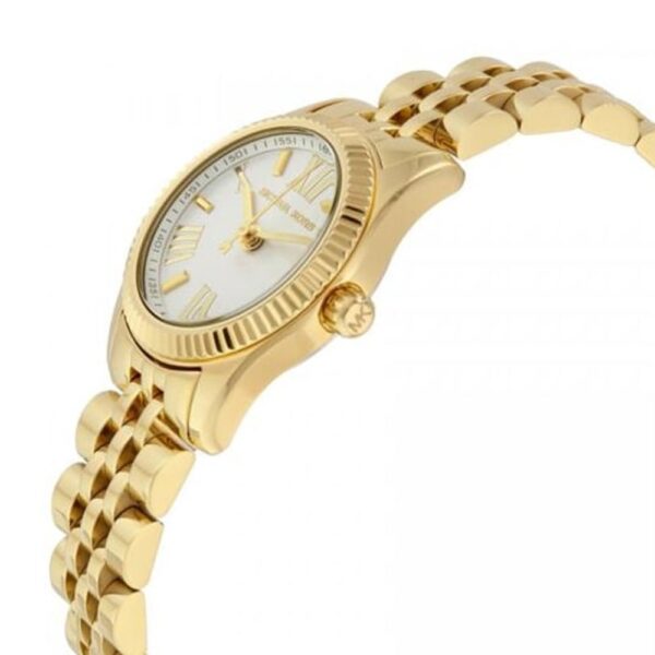 Michael Kors MK3229 Ladies Gold Petite Lexington Watch - Image 2