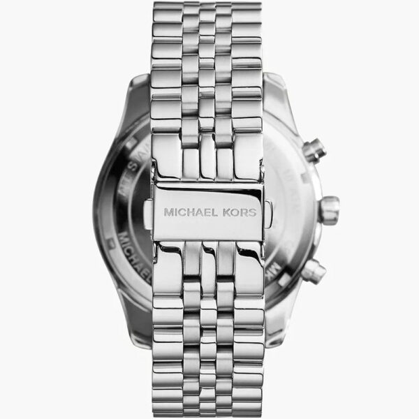 Michael Kors MK8405 Lexington Silver Men's Watch - Image 2