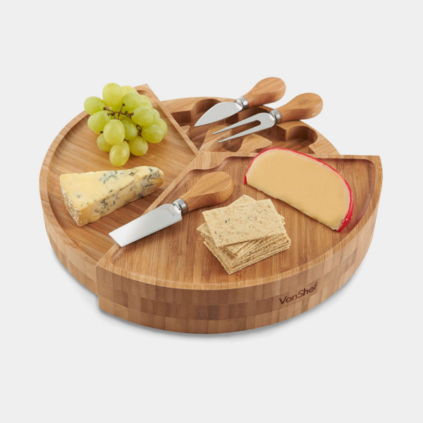 Cheese Board with Knives