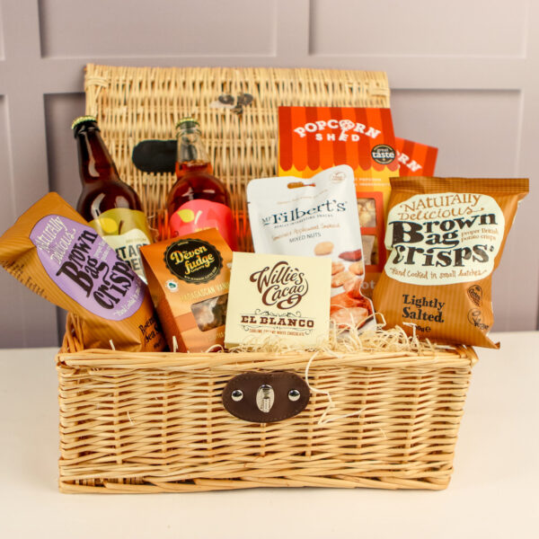 Movie Night For Two Hamper - Wicker Hamper