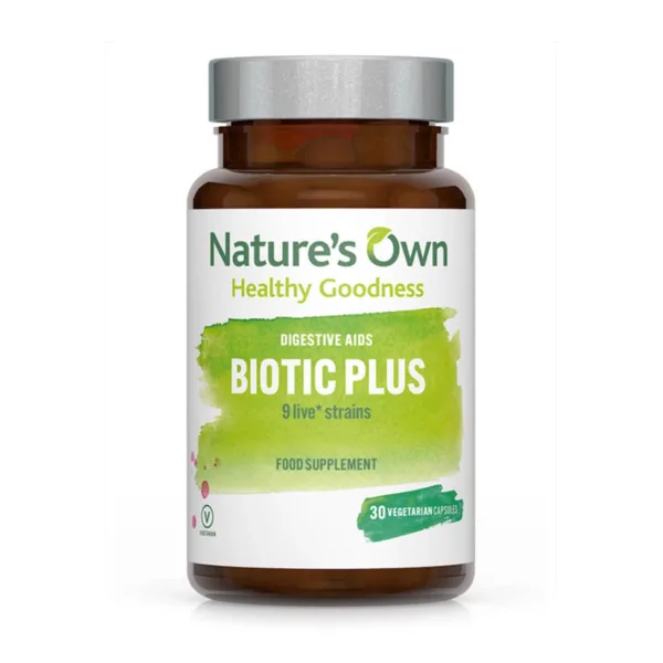 Natures Own Biotic Plus | 30 Capsules