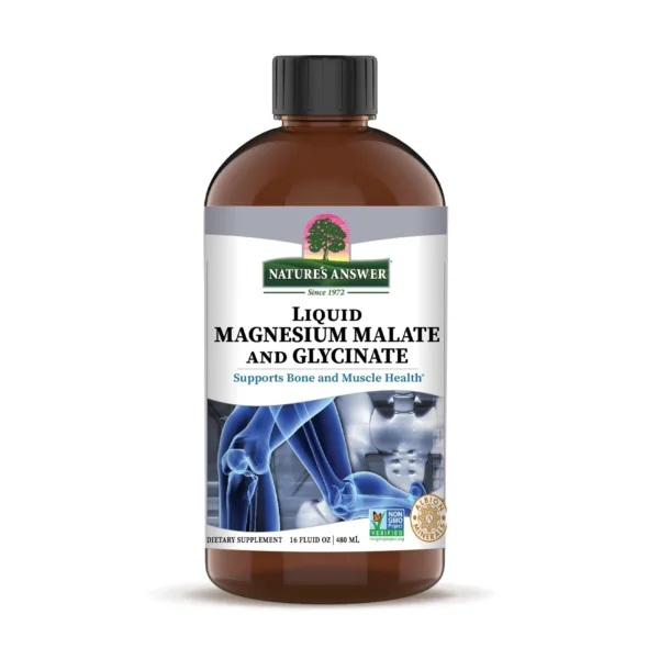 Natures Answer Liquid Magnesium Malate & Glycinate | 480ml