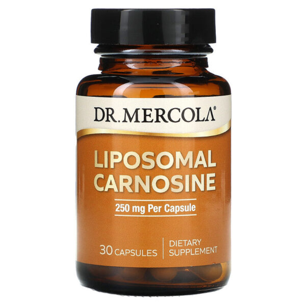 Dr Mercola Liposomal Carnosine | 30 Capsules  | 30 Capsules | Single Unit