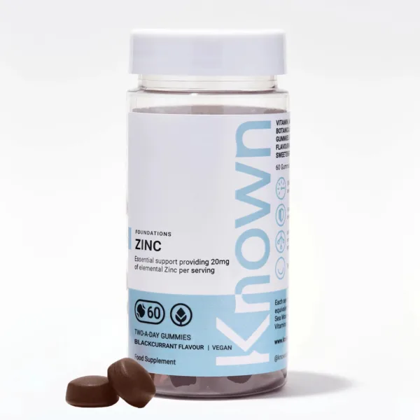 Known Nutrition Zinc Vegan Gummies