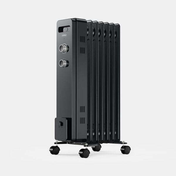 Small Oil Filled Radiator 1500W - Black