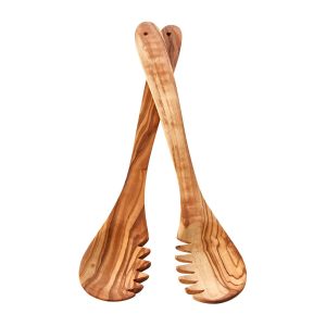 Olive Wood Salad Servers  - Funky Chunky Furniture